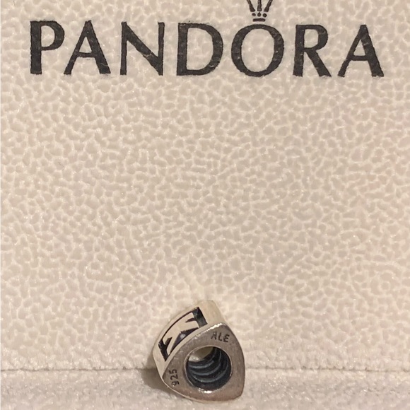 PANDORA Retired Letter K Initial Block Charm - Picture 2 of 2